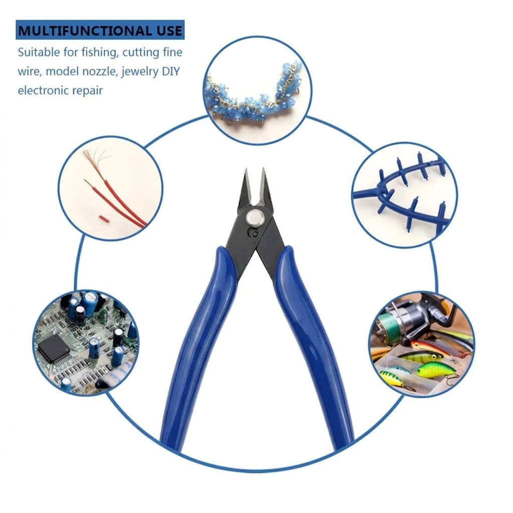 Electronics Repair Hobby - Diagonale tang van koolstofstaal, precisie-snijtang voor